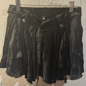 Free People Black Flowy Skirt